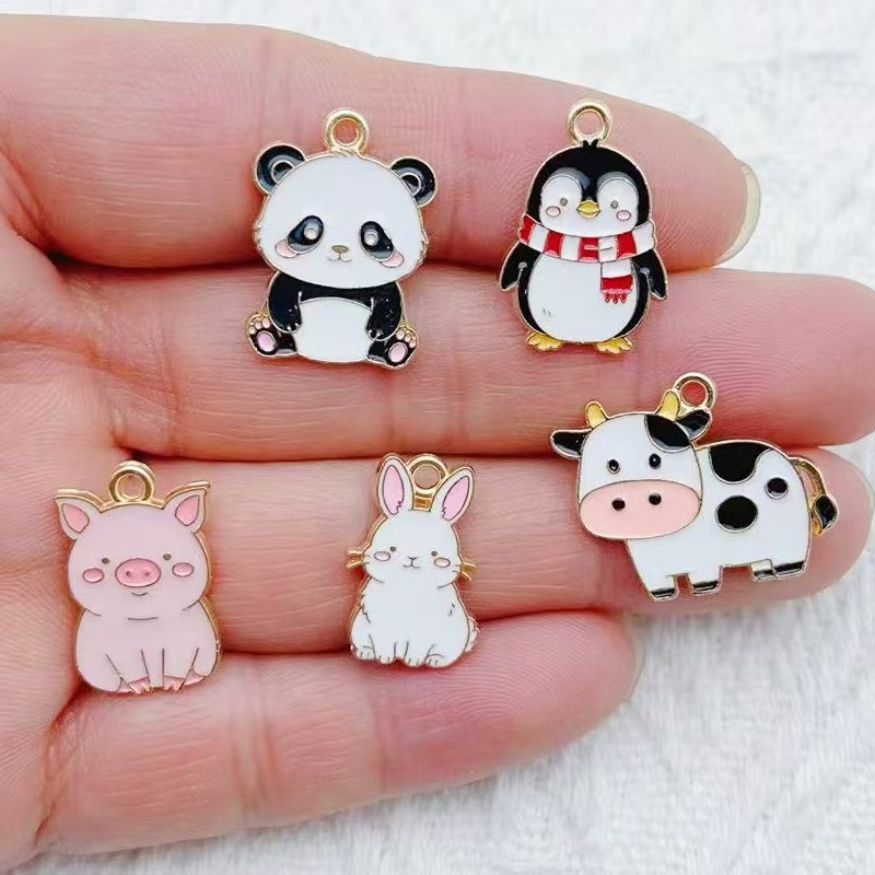 Wedding Yes - 10 adet Karikatür Penguen Panda DIY