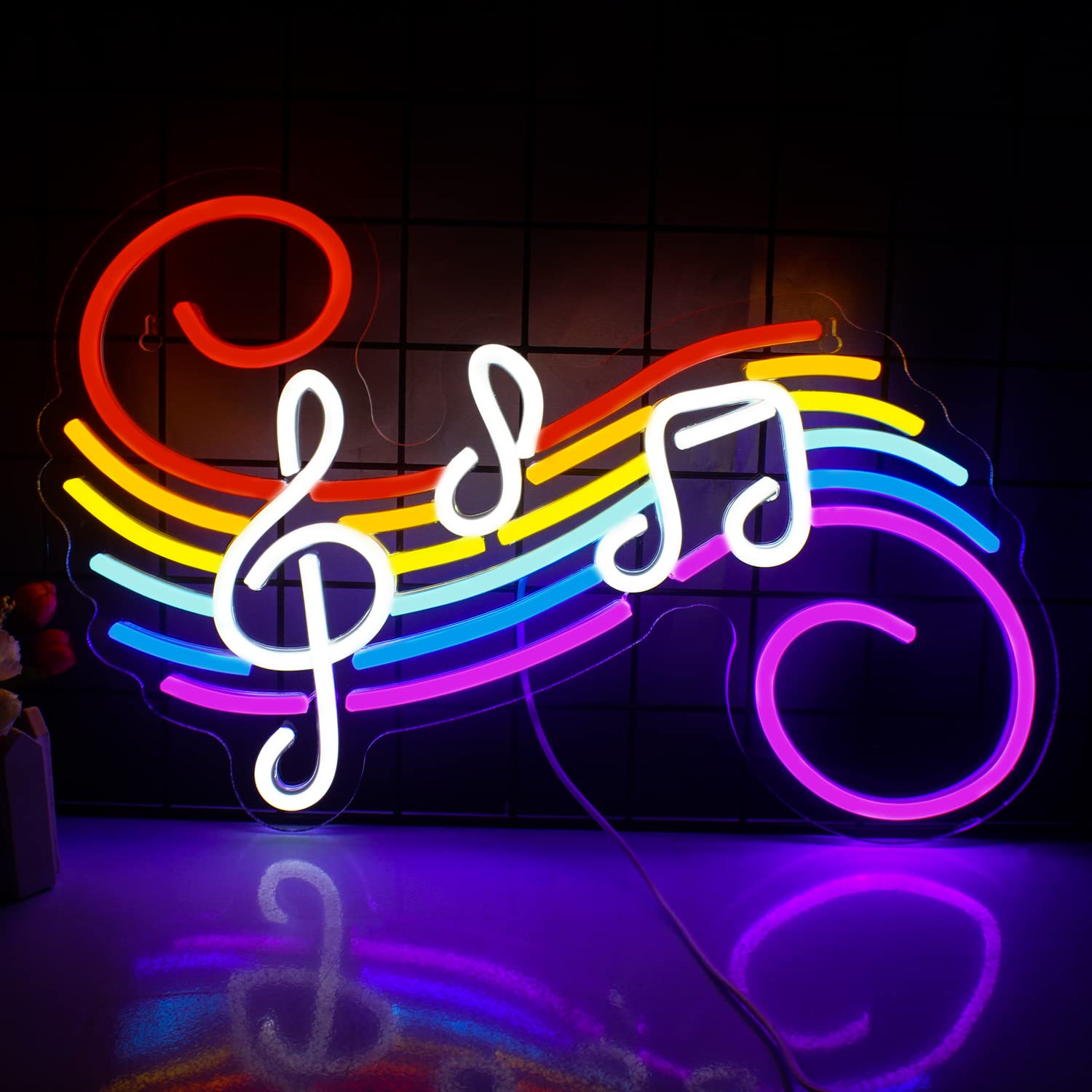 Wedding Led - Müzik Notları Neon Tabela Özelleştirilebilir Renkli