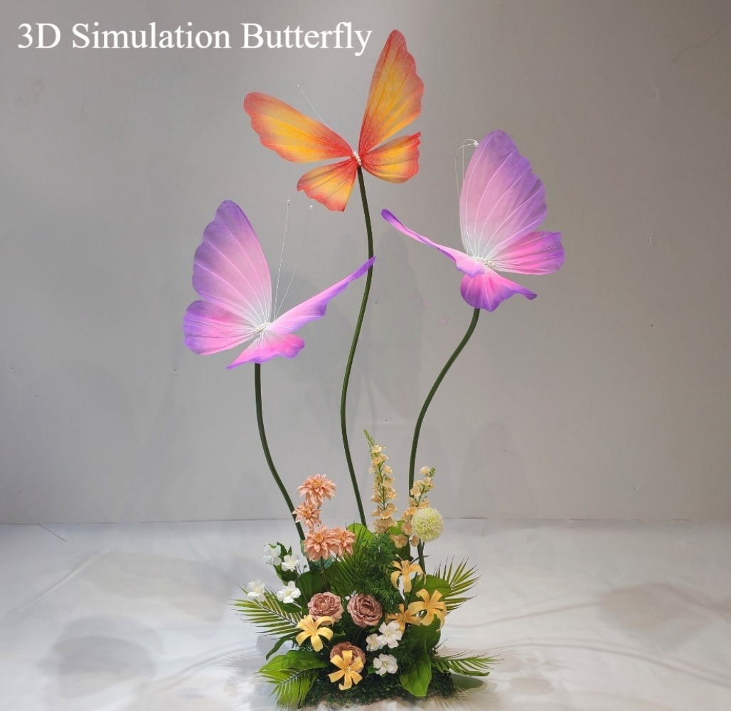 Wedding Supply Shops - 3D Simülasyon Kelebek İpek Örgü Kelebekler