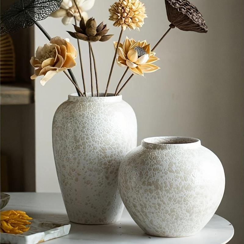 Centerpiece Vase Tall - Büyük Zarif Seramik Vazo - Dekoratif