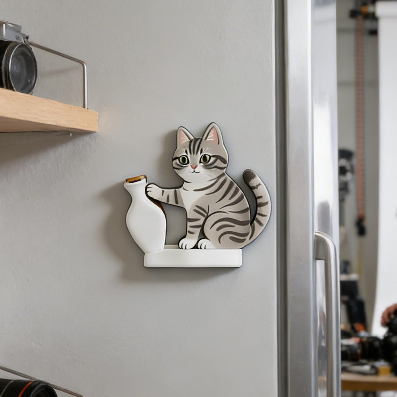Centerpiece Vase Tall - 1 adet Kedi Bıyık Vazo Manyetik