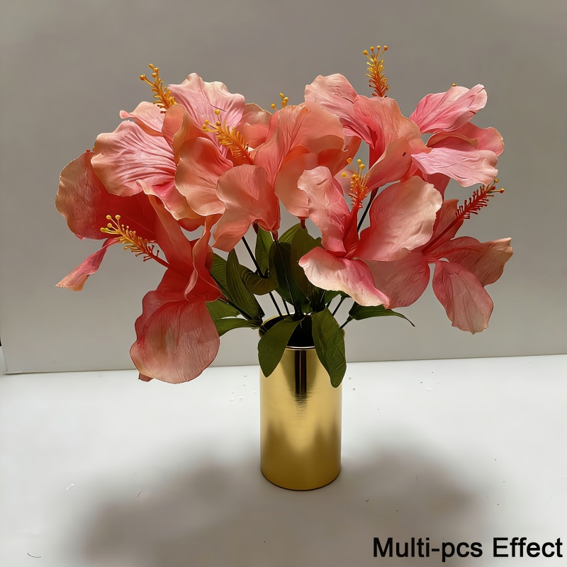 15 Çiçek = 3 Demet Hibiskus İl - Centerpiece Vase Tall incelemesi ve fiyatı