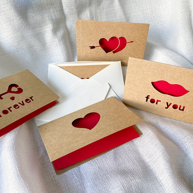 Aşk Hediye Kartları Kırmızı Kr - Wedding Supply Business incelemesi ve fiyatı