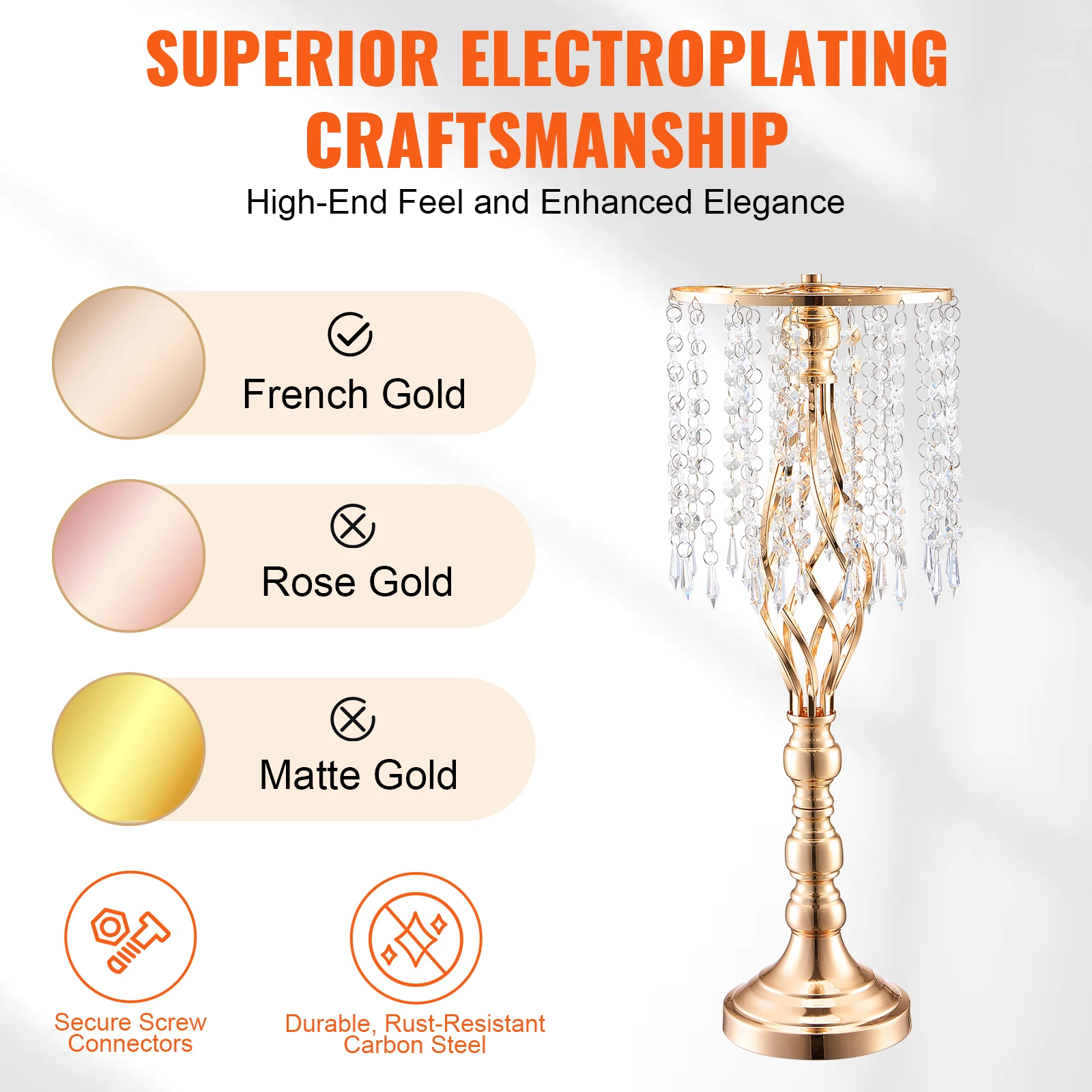 VEVOR uzun boylu kristal düğün - Centerpiece Vase Tall incelemesi ve fiyatı