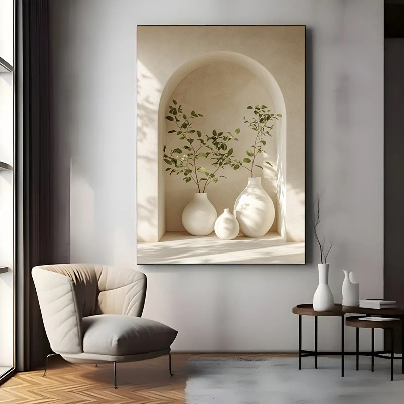 Büyük Çerçevesiz Kanvas Sanat  - Centerpiece Vase Tall incelemesi ve fiyatı