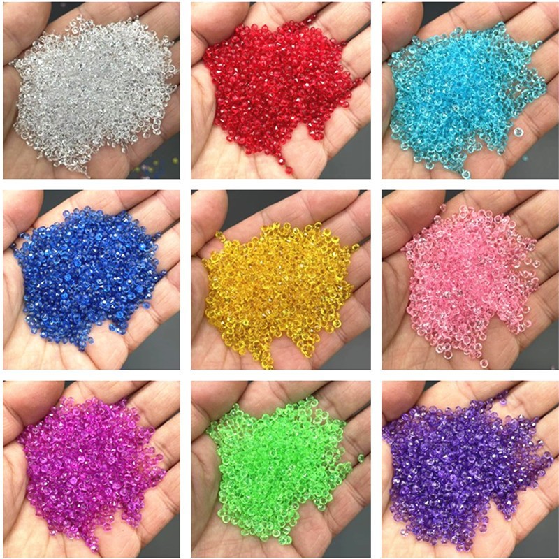 3000 adet Mini Kristal Sahte E - Wedding Supply Decor incelemesi ve fiyatı