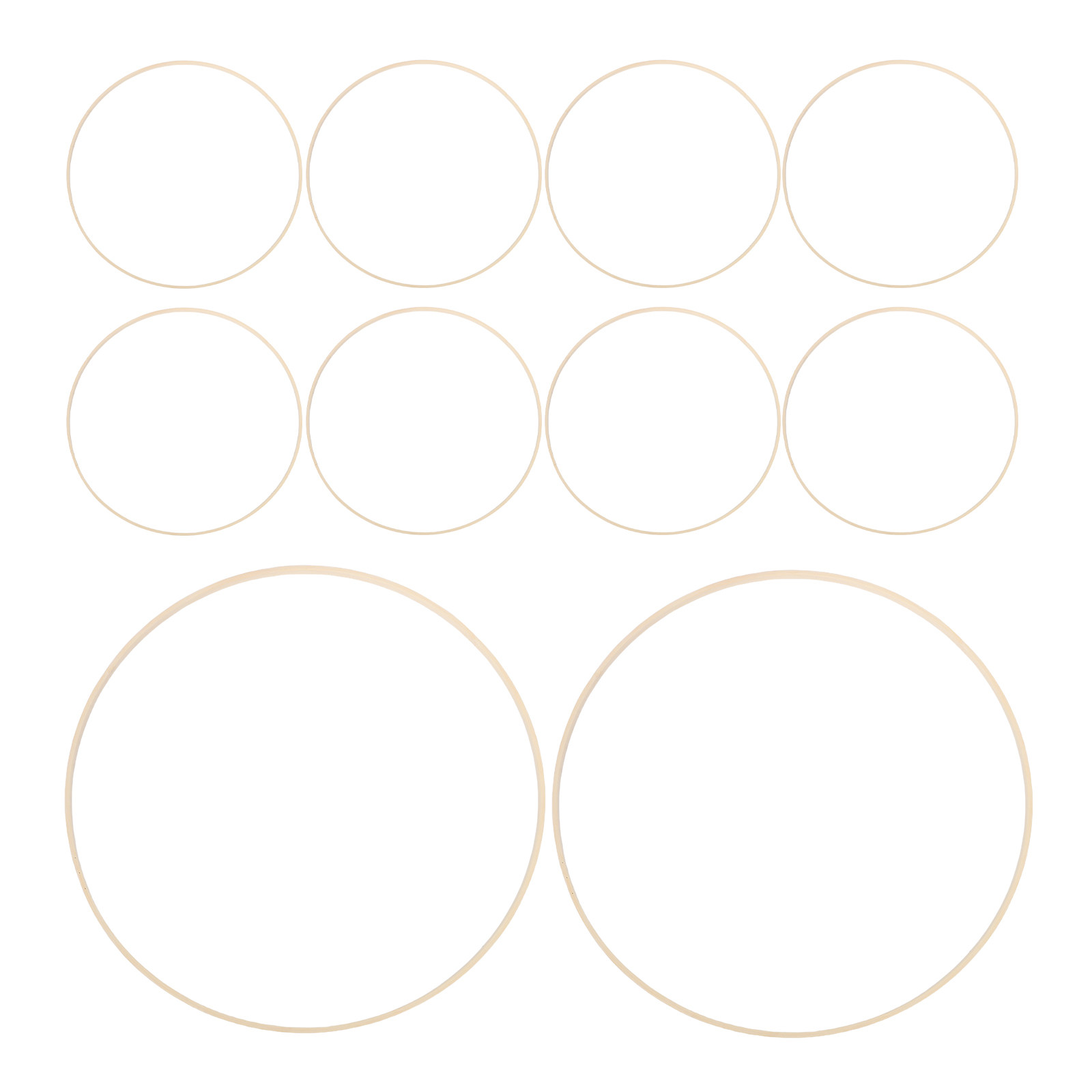 10 adet Bambu Çiçek Çemberleri - Wedding Supply Decor incelemesi ve fiyatı