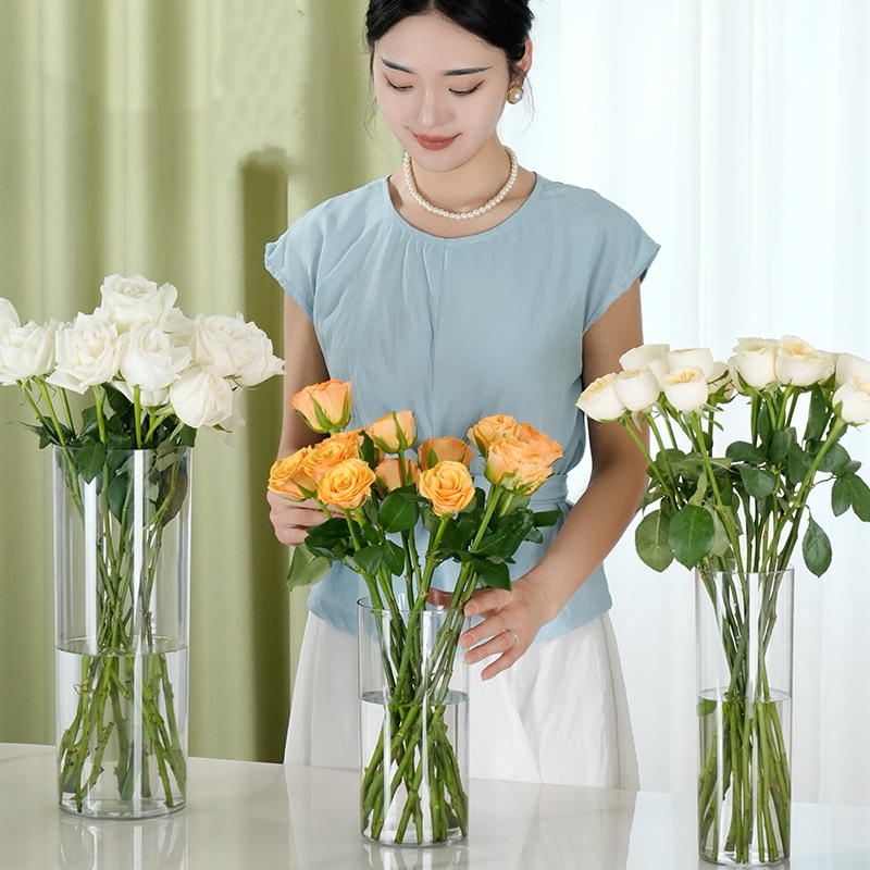 Yeni Akrilik Şeffaf Silindir Ç - Centerpiece Vase Tall incelemesi ve fiyatı