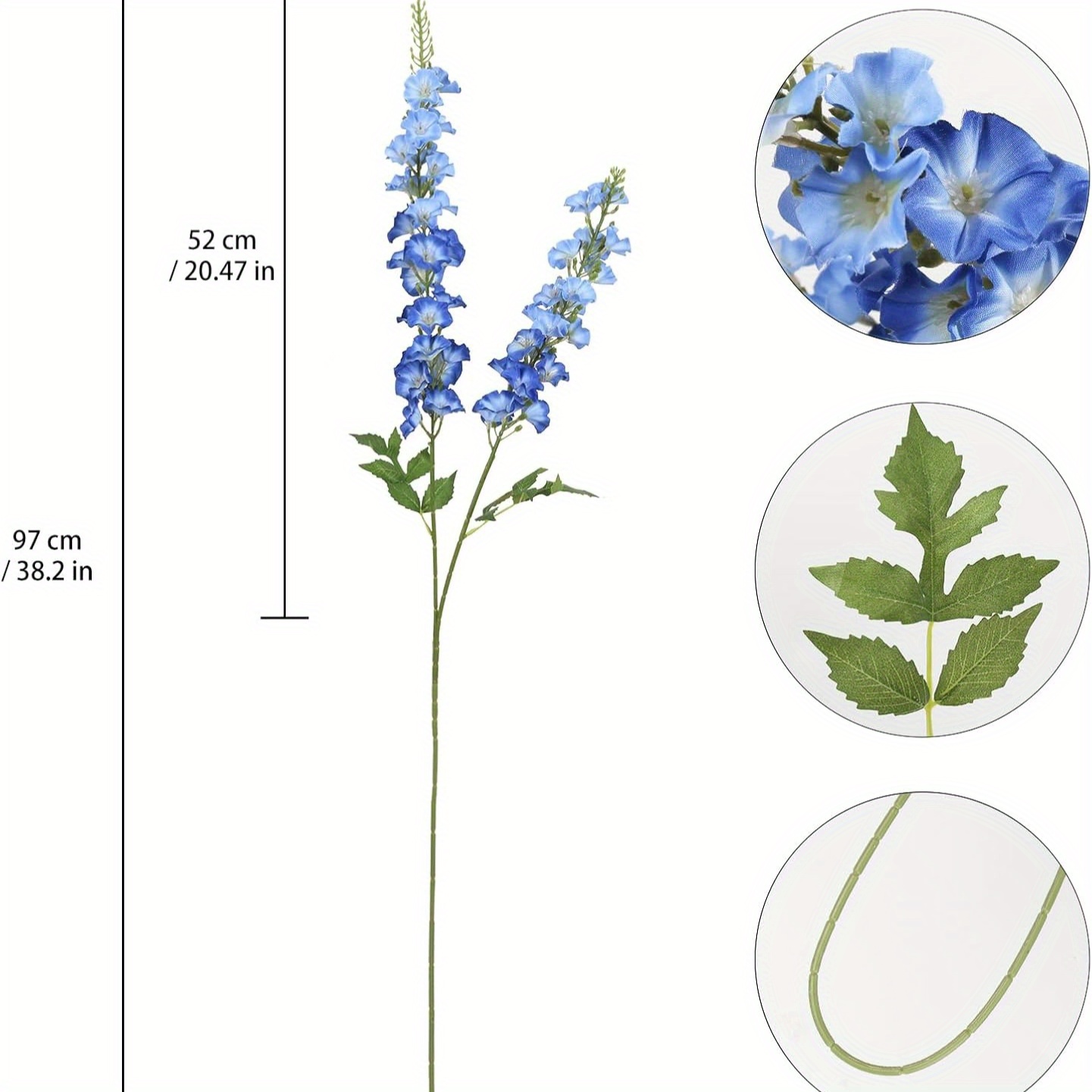 6'lı Paket 38,2 inç Yapay Delp - Centerpiece Vase Tall incelemesi ve fiyatı