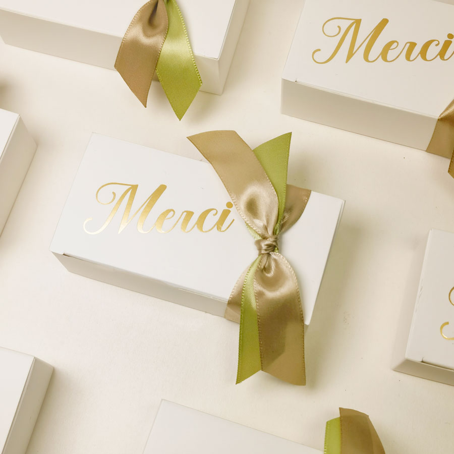 Küçük hediye kutuları MERCI pa - Wedding Supply Business incelemesi ve fiyatı