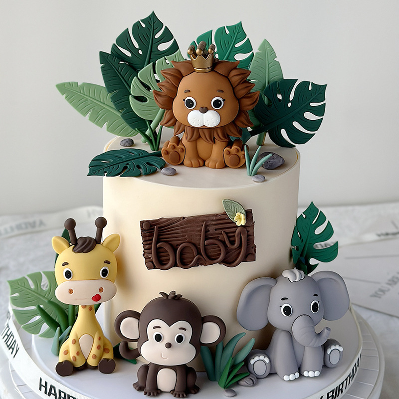 Yeni orman orman hayvanlar kek - Wedding Zoo incelemesi ve fiyatı