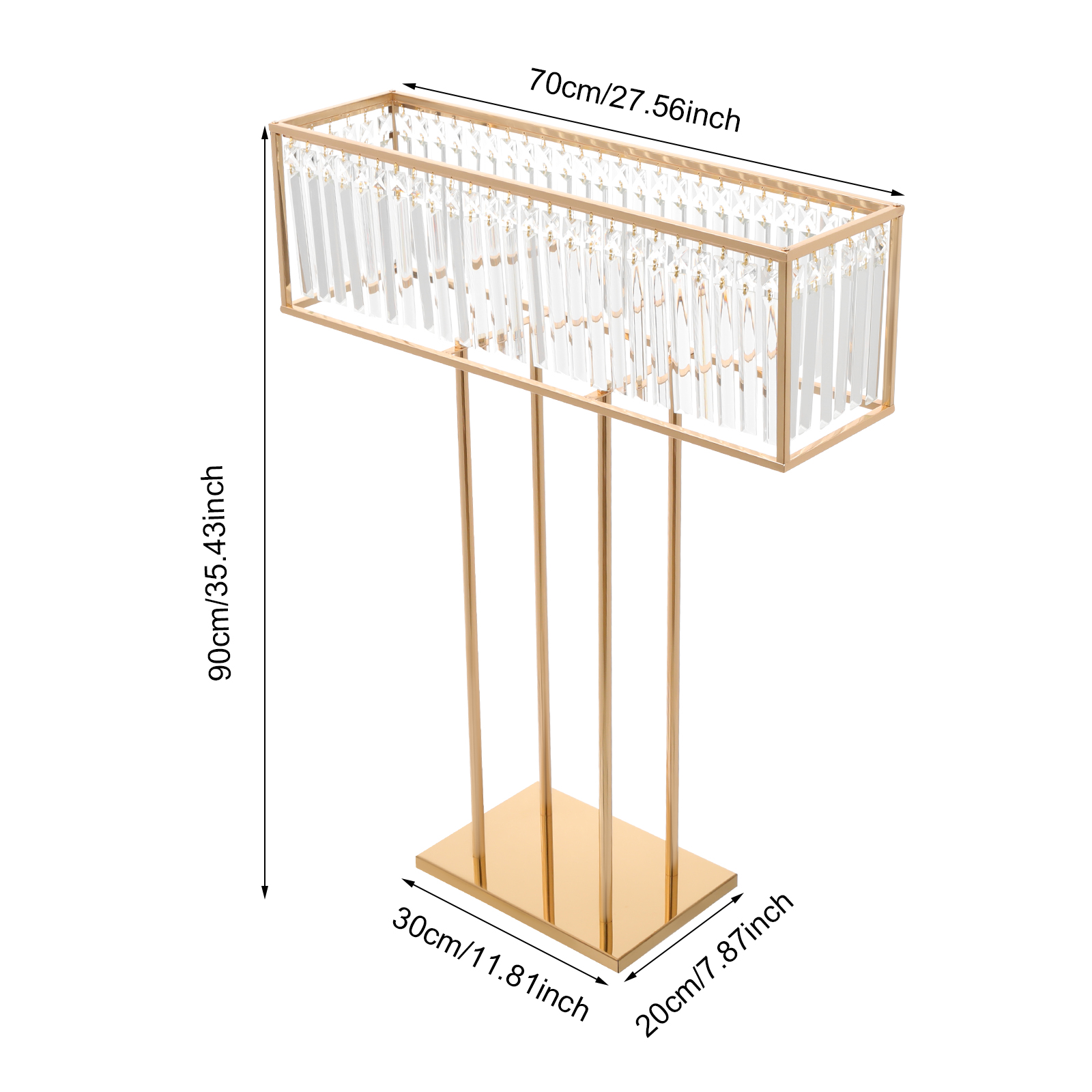 Kristal Düğün Çiçek Standı, Kr - Centerpiece Vase Tall incelemesi ve fiyatı