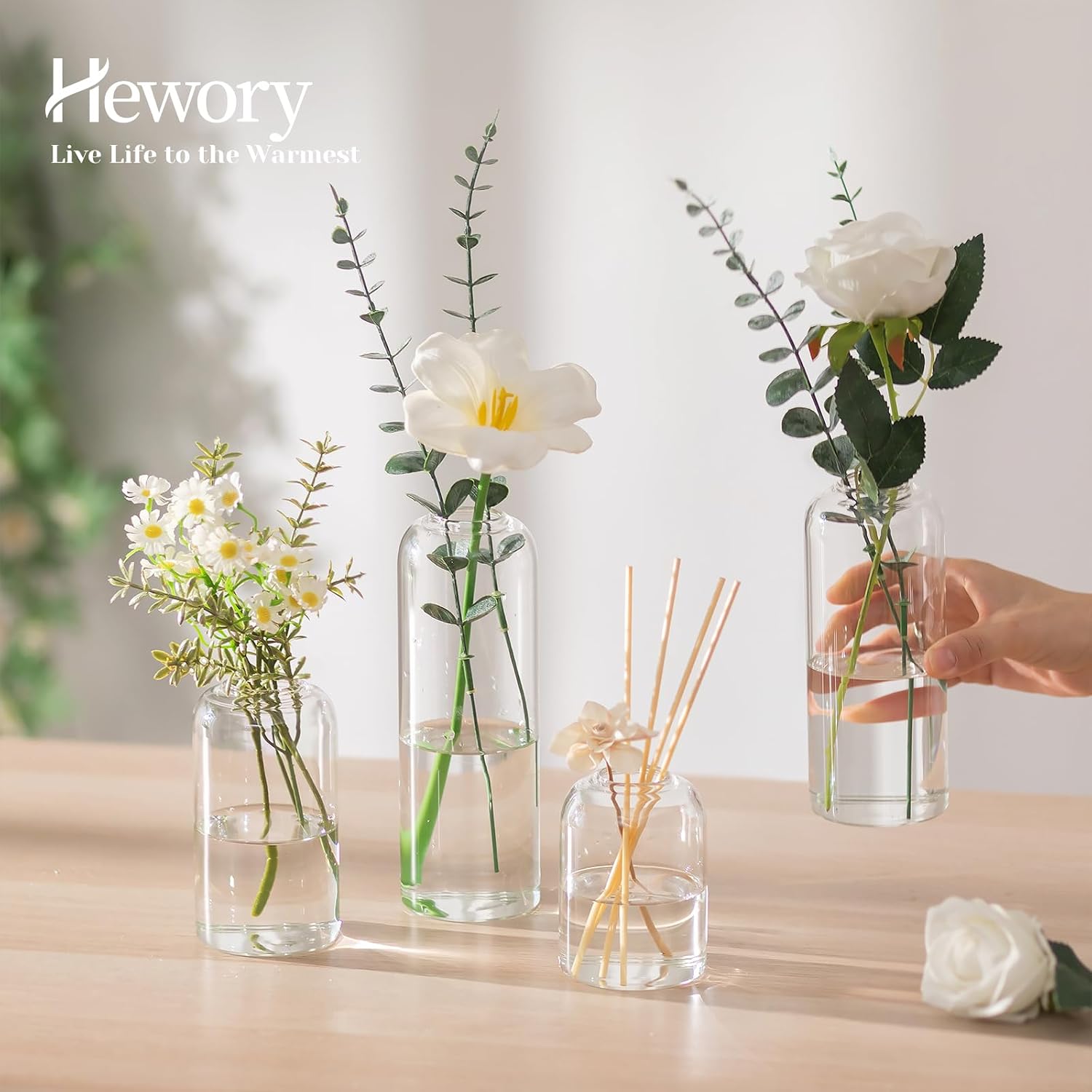 Hewory Cam Çiçek Vazoları: 20  - Centerpiece Vase Tall incelemesi ve fiyatı