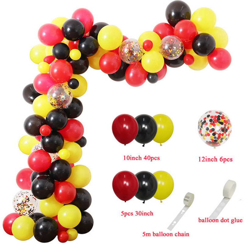 Kırmızı siyah sarı balon çelen - Wedding Supply Kit incelemesi ve fiyatı