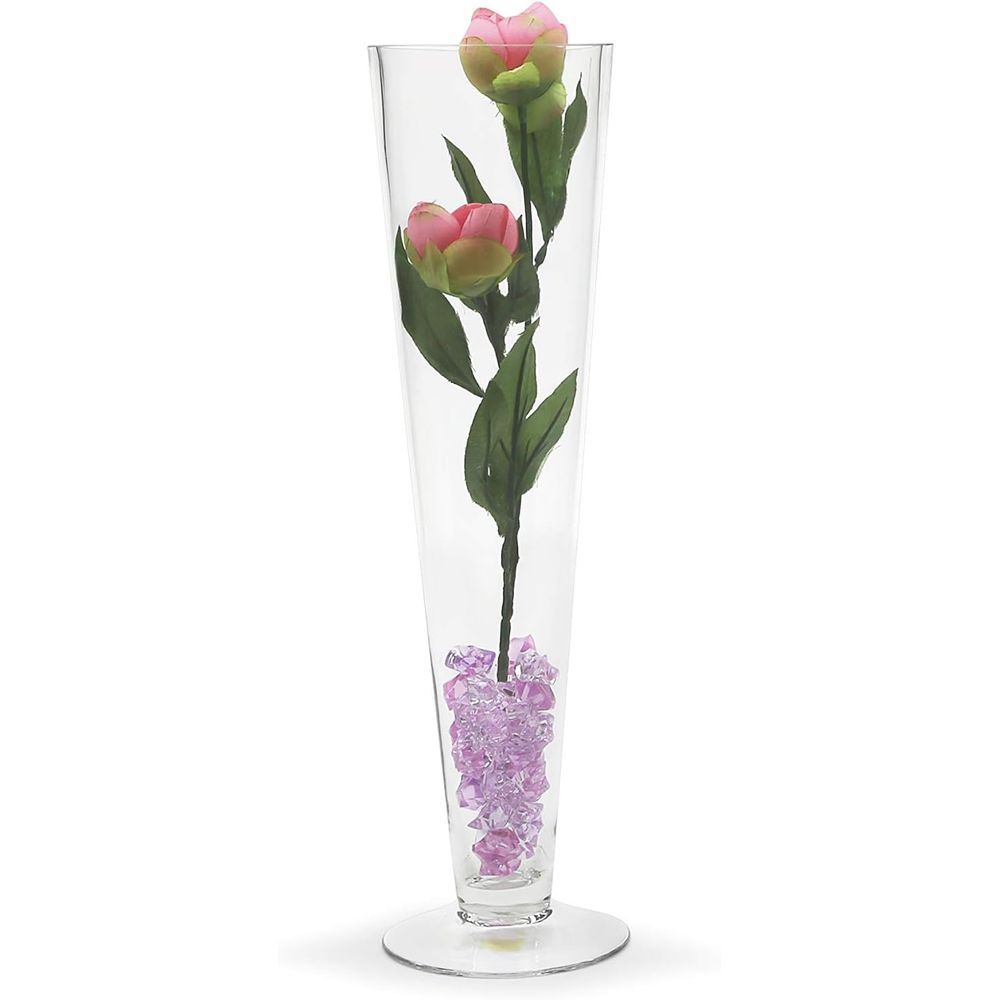 WGV Trompet Cam Vazo Toplu Sat - Centerpiece Vase Tall incelemesi ve fiyatı