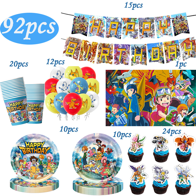 Digimon Temalı Doğum Günü Part - Wedding Supply Kit incelemesi ve fiyatı